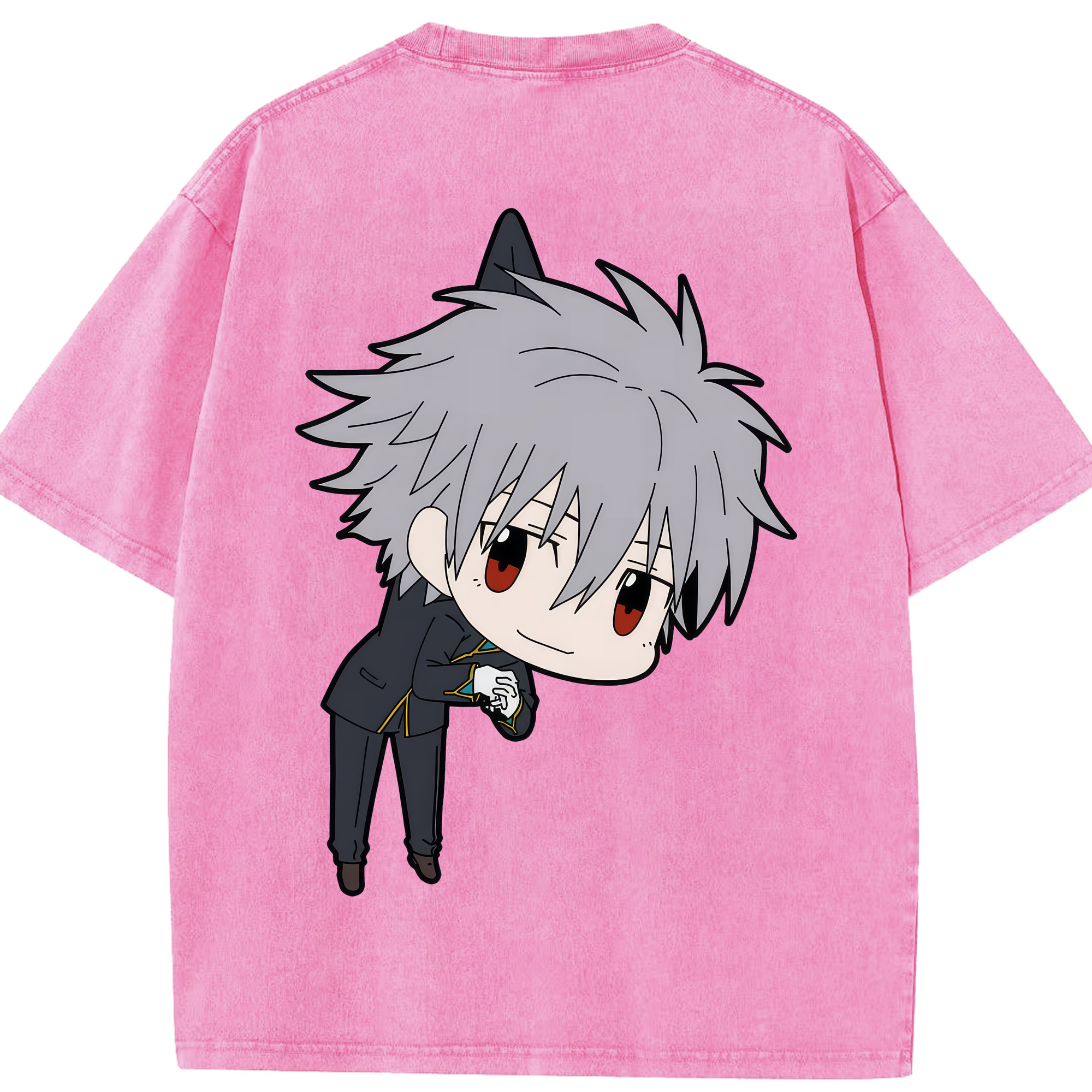 （画像用） EVA 新世紀エヴァンゲリオン 綿100% ヴィンテージ風 半袖Tシャツ（背面プリント）